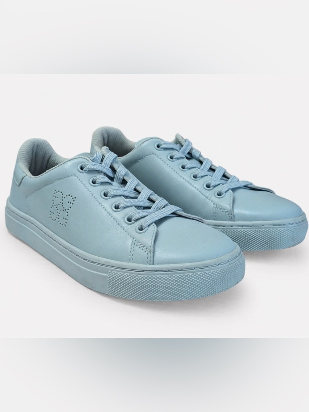 G/FORE Street Disruptor Sneakers in Fern Blue Leather